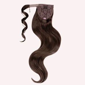 INH Brit Ponytail Extension dark brown 26”